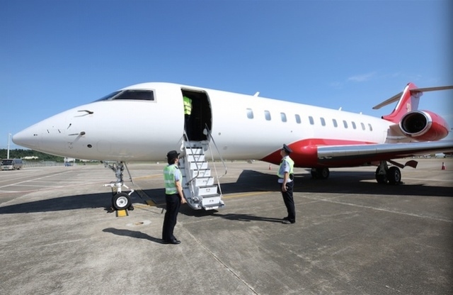 珠海機(jī)場(chǎng)迎來年內(nèi)首班國際公務(wù)機(jī)